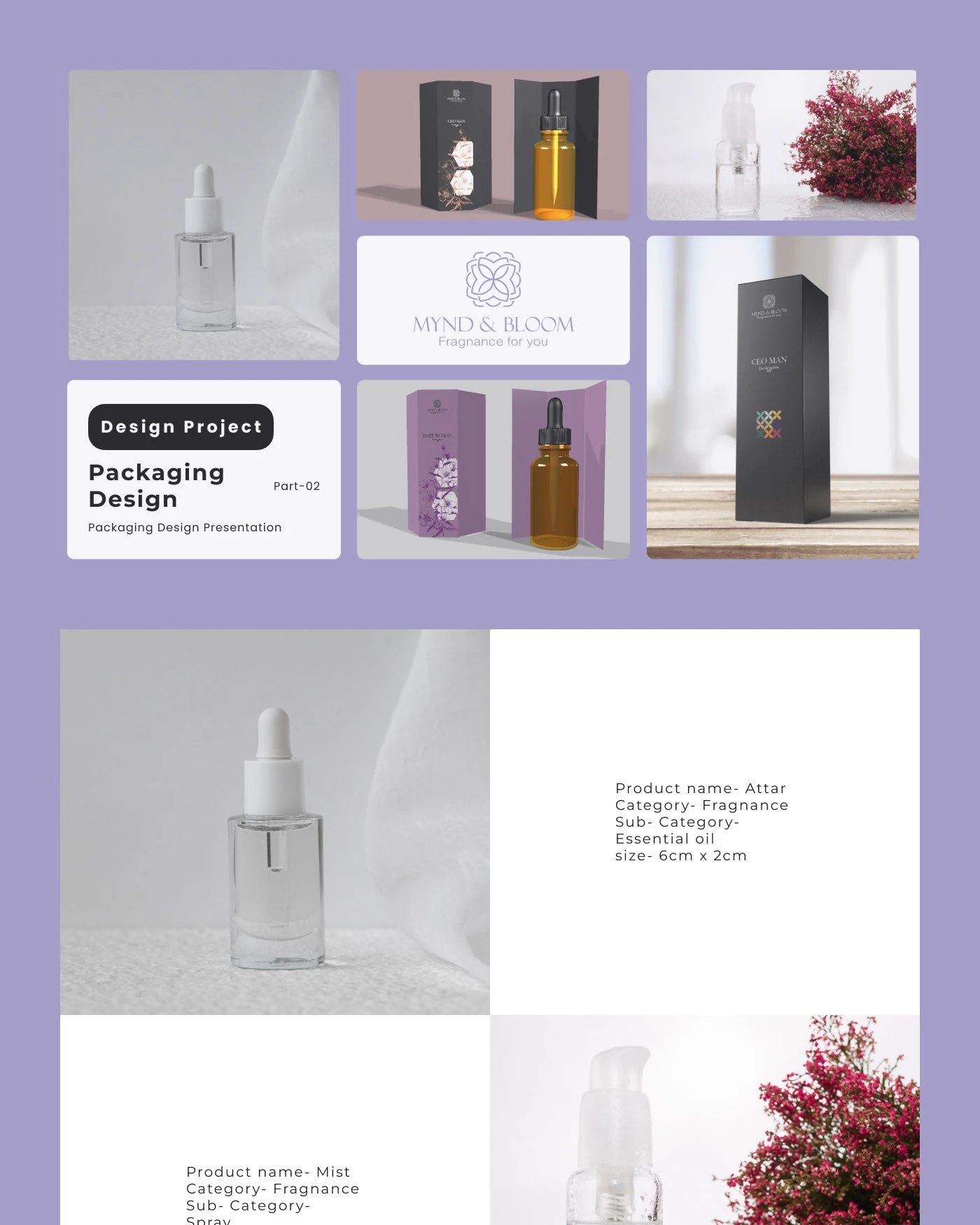 Mynd & Bloom — Packaging Design — cover