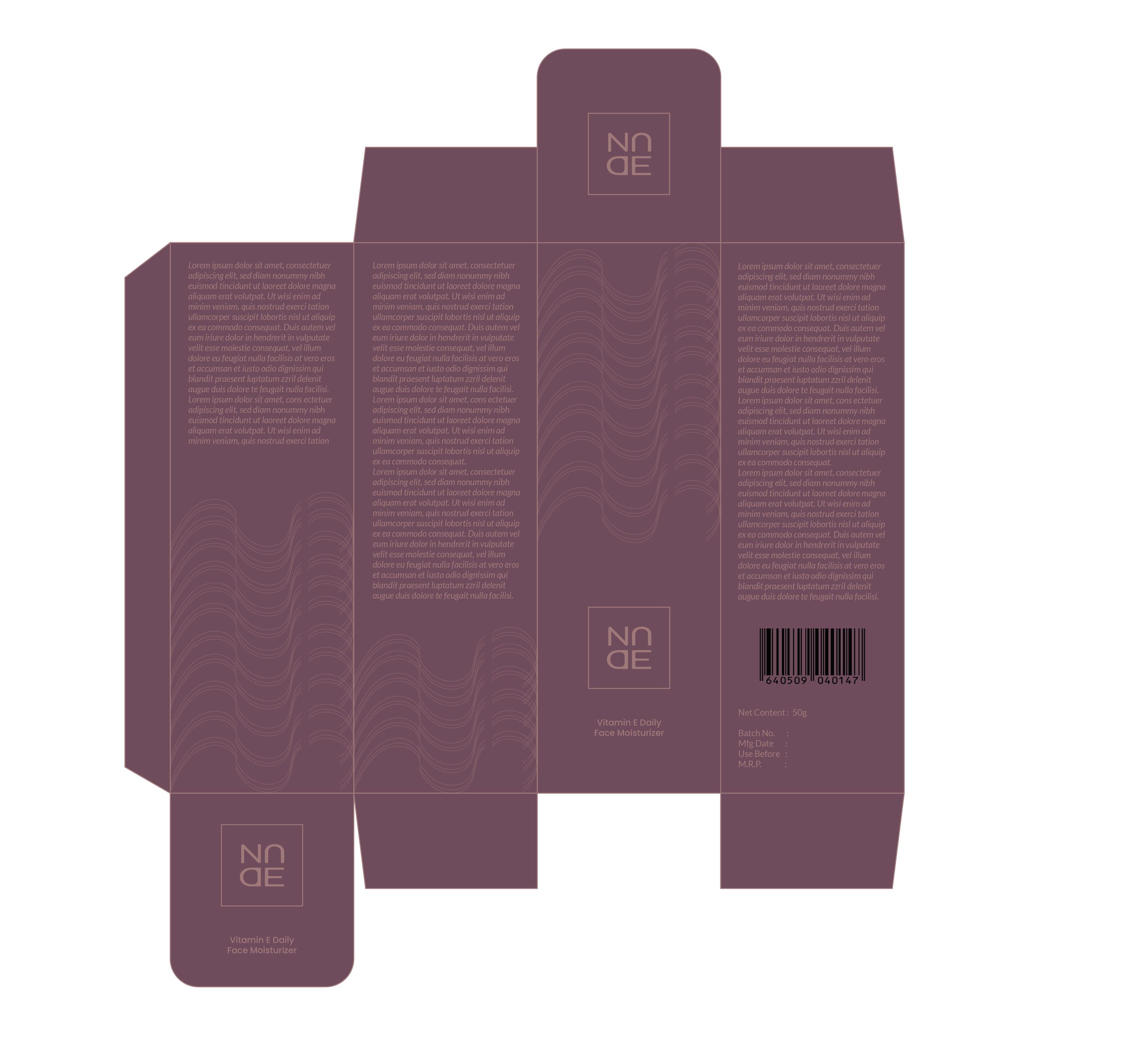Nude Cosmetics — Packaging Design — visual 3
