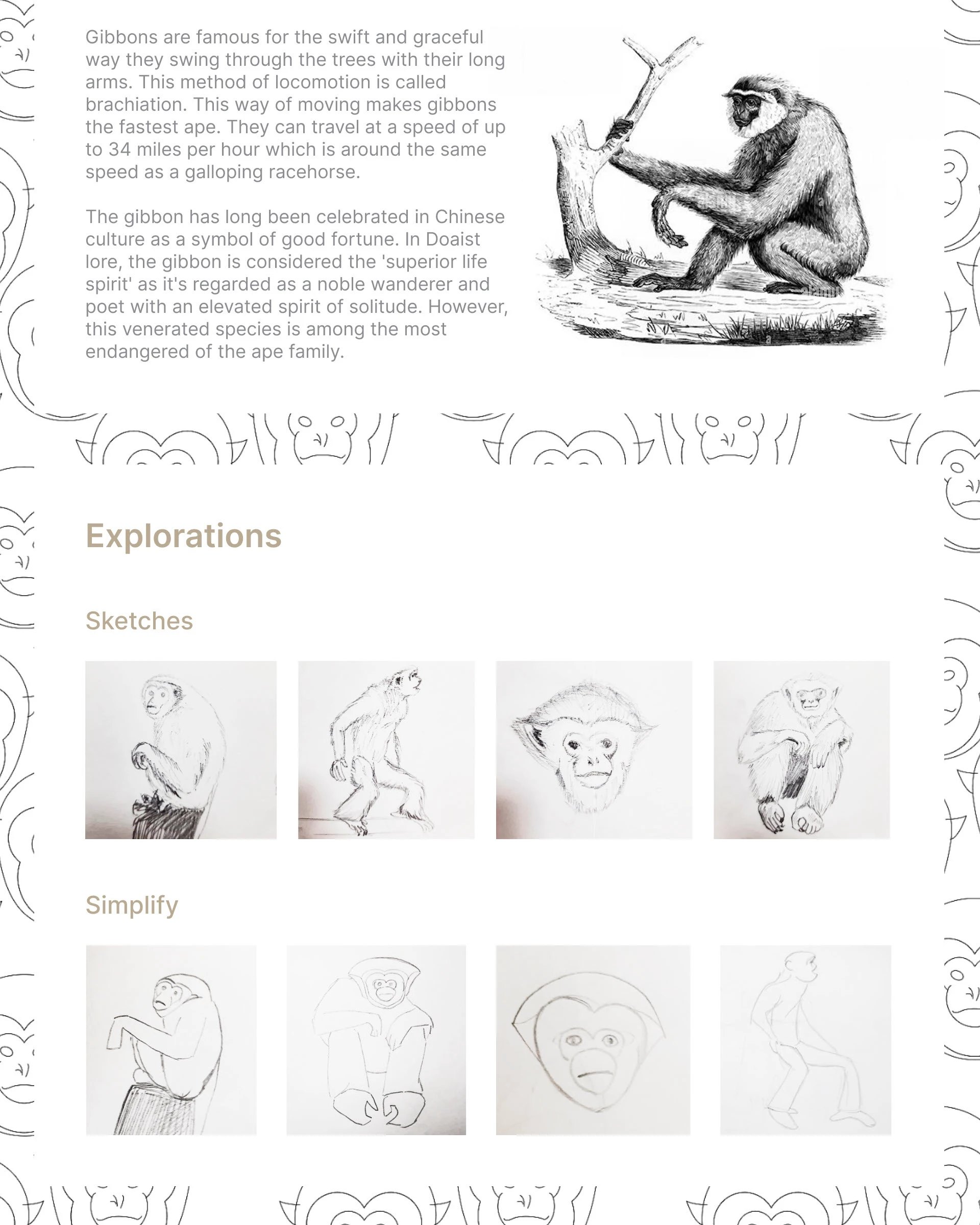 Iconography — Gibbon — visual 2